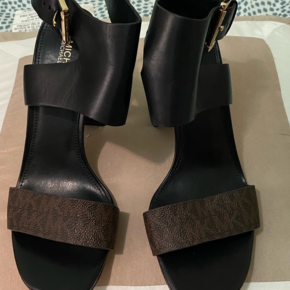 MICHAEL Michael Kors Goldie Leather Black/brown Sa